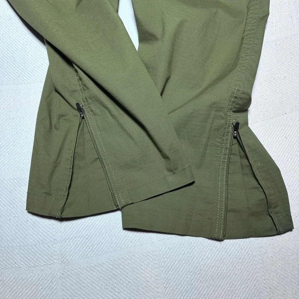 prAna Double Peak Convertible Pants Mens 35x32 Relaxed Fit Zip Off Cargo Green